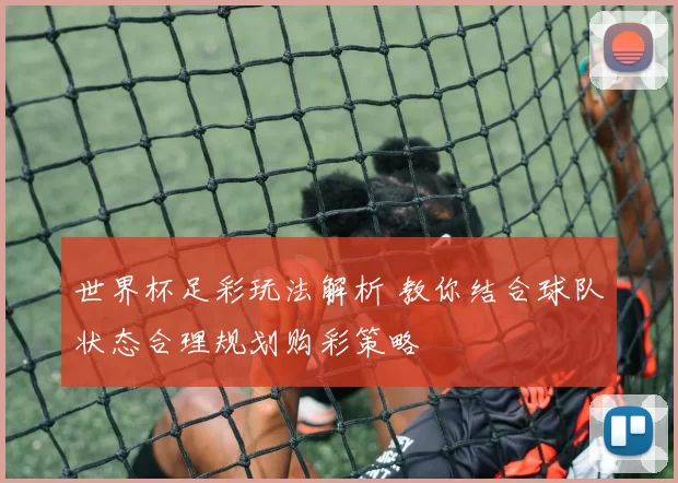 世界杯足彩玩法解析 教你结合球队状态合理规划购彩策略